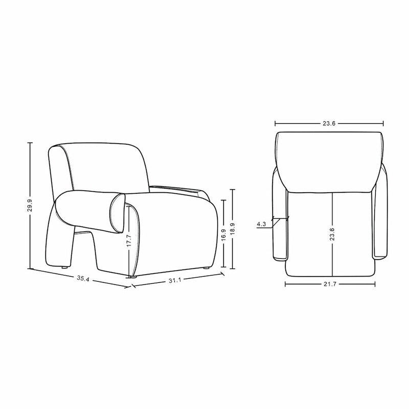 Manhattan Comfort 3 Piece Modern Verandah Chenille Multi Sofa Set