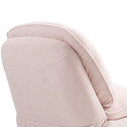 Modern Chenille 360-Degree Swivel Recliner, Set of 1