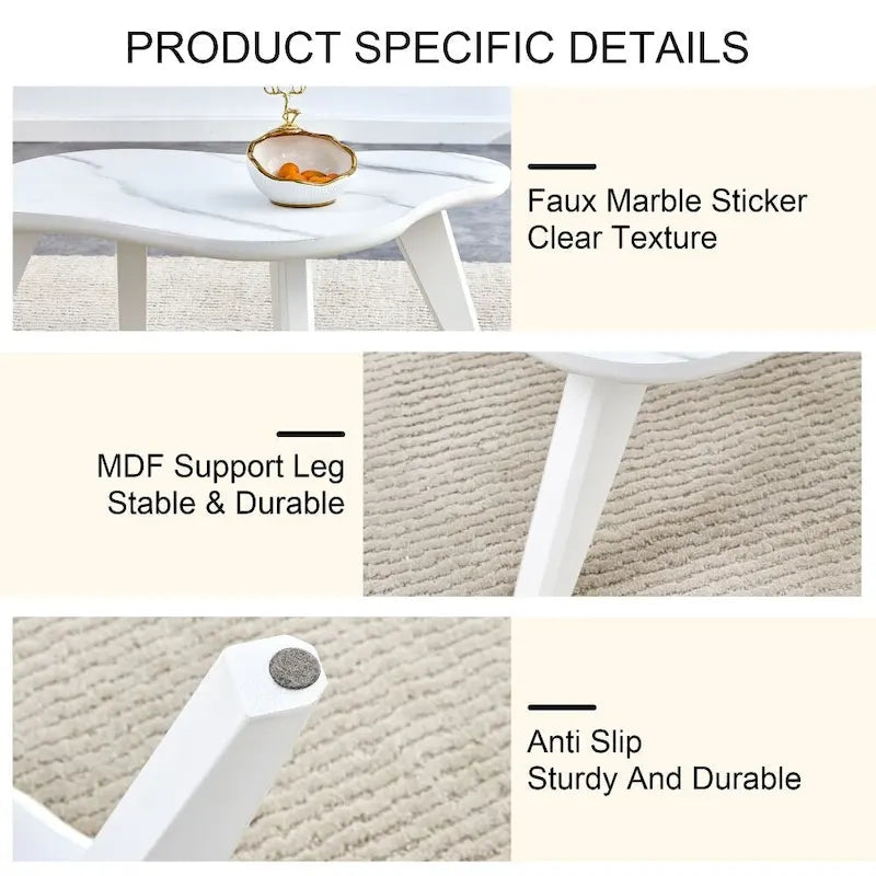 Modern Minimalist Cloud Shape Coffee Table