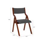Vintage Fabric Upholstered Foldable Chairs, Set of 2