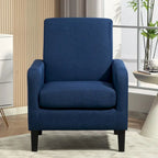 US Pride Furniture Minimalist Elegant Style Armchair with Solid Wood Frame Construction and New Soft Sponge