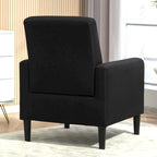 US Pride Furniture Minimalist Elegant Style Armchair with Solid Wood Frame Construction and New Soft Sponge