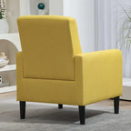 US Pride Furniture Minimalist Elegant Style Armchair with Solid Wood Frame Construction and New Soft Sponge