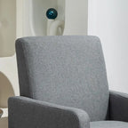 US Pride Furniture Minimalist Elegant Style Armchair with Solid Wood Frame Construction and New Soft Sponge