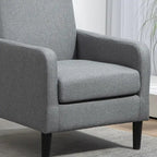 US Pride Furniture Minimalist Elegant Style Armchair with Solid Wood Frame Construction and New Soft Sponge
