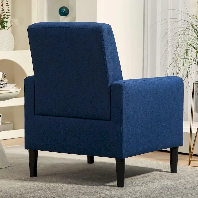 US Pride Furniture Minimalist Elegant Style Armchair with Solid Wood Frame Construction and New Soft Sponge
