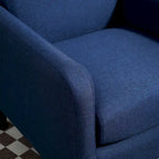 US Pride Furniture Minimalist Elegant Style Armchair with Solid Wood Frame Construction and New Soft Sponge