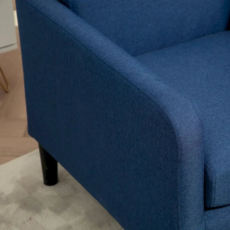 US Pride Furniture Minimalist Elegant Style Armchair with Solid Wood Frame Construction and New Soft Sponge