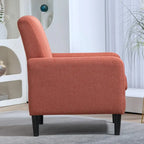 US Pride Furniture Minimalist Elegant Style Armchair with Solid Wood Frame Construction and New Soft Sponge
