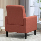 US Pride Furniture Minimalist Elegant Style Armchair with Solid Wood Frame Construction and New Soft Sponge