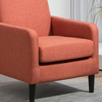 US Pride Furniture Minimalist Elegant Style Armchair with Solid Wood Frame Construction and New Soft Sponge