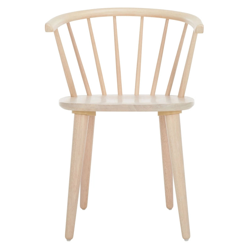 SAFAVIEH Home Blanchard 18-inch Curved Spindle Side Chair [SET of 2] - 21 W x 21 D x 30 H