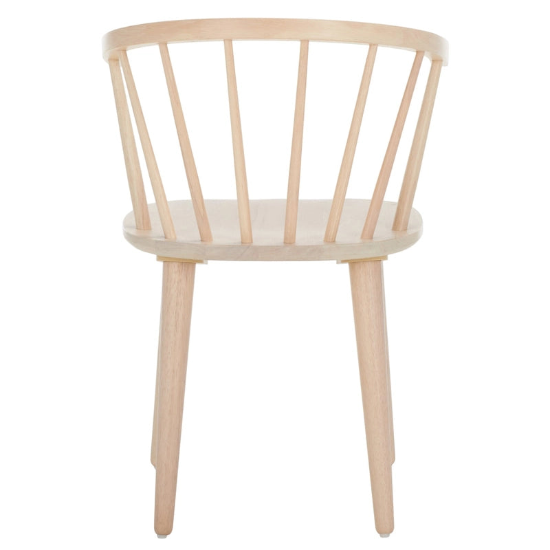 SAFAVIEH Home Blanchard 18-inch Curved Spindle Side Chair [SET of 2] - 21 W x 21 D x 30 H