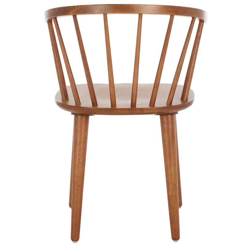 SAFAVIEH Home Blanchard 18-inch Curved Spindle Side Chair [SET of 2] - 21 W x 21 D x 30 H