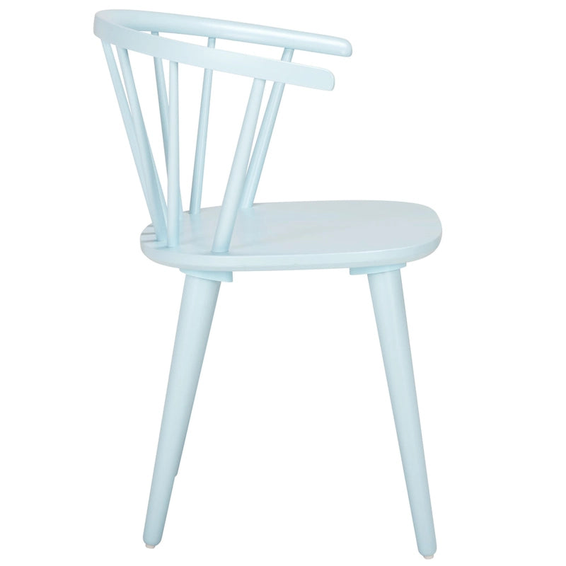 SAFAVIEH Home Blanchard 18-inch Curved Spindle Side Chair [SET of 2] - 21 W x 21 D x 30 H