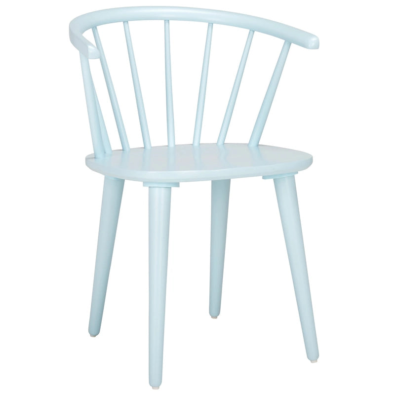 SAFAVIEH Home Blanchard 18-inch Curved Spindle Side Chair [SET of 2] - 21 W x 21 D x 30 H