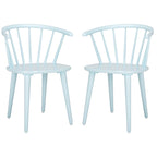SAFAVIEH Home Blanchard 18-inch Curved Spindle Side Chair [SET of 2] - 21 W x 21 D x 30 H