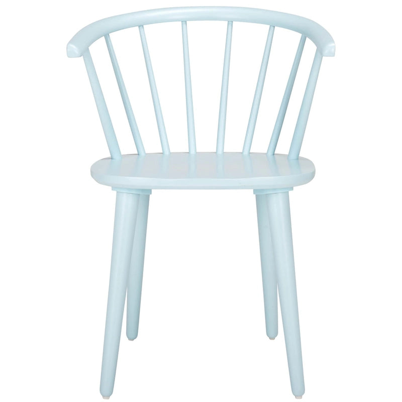SAFAVIEH Home Blanchard 18-inch Curved Spindle Side Chair [SET of 2] - 21 W x 21 D x 30 H