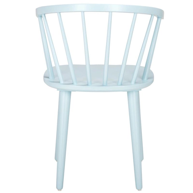 SAFAVIEH Home Blanchard 18-inch Curved Spindle Side Chair [SET of 2] - 21 W x 21 D x 30 H