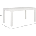 SAFAVIEH Elouise Rectangle Dining Table - 60  L x 34  W x 30  H - 60Wx34Dx30H
