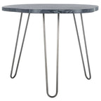 SAFAVIEH Lozka Wood Top Grey / White Wash Dining Table - 39.4  x 35.4  x 29.9  - 39Wx35Dx30H