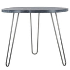 SAFAVIEH Lozka Wood Top Grey / White Wash Dining Table - 39.4  x 35.4  x 29.9  - 39Wx35Dx30H