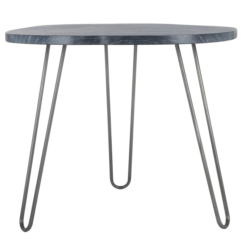 SAFAVIEH Lozka Wood Top Grey / White Wash Dining Table - 39.4  x 35.4  x 29.9  - 39Wx35Dx30H