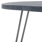 SAFAVIEH Lozka Wood Top Grey / White Wash Dining Table - 39.4  x 35.4  x 29.9  - 39Wx35Dx30H