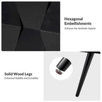 Julian Mid-century Modern End Table with Charging Station Set of 2 by HULALA HOME